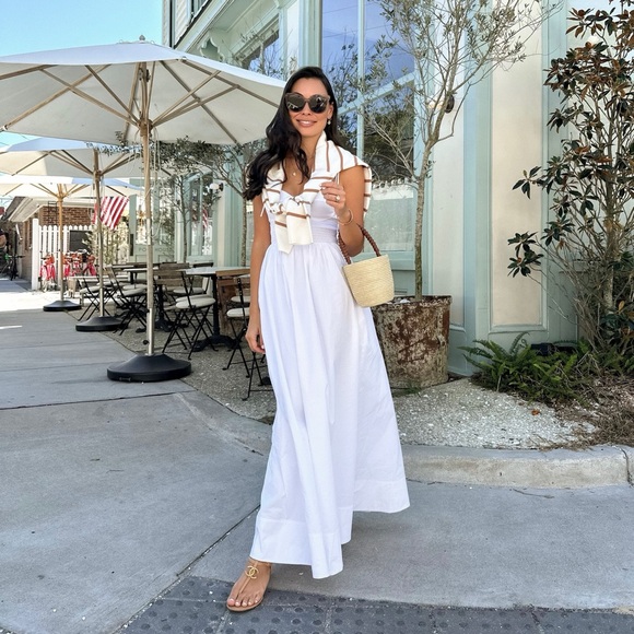 STAUD Dresses & Skirts - White Maxi Sundress